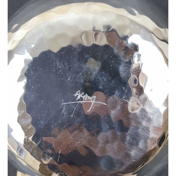 MICHAEL ARAM Clover Ring Dish Trinket Tray Silver & Gold - Picture 6 of 8